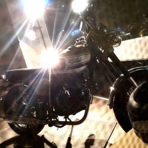 la moto de lumière.
