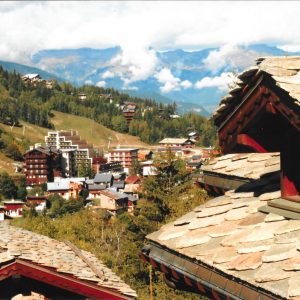 Village dans la montagne.
